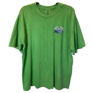 Comfort Colors T-Shirt Mens XL Green Jekyll Island Turtle Republic Graphic Tee